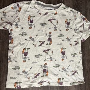 5/$20 Old Navy Skateboard Skeleton Tee